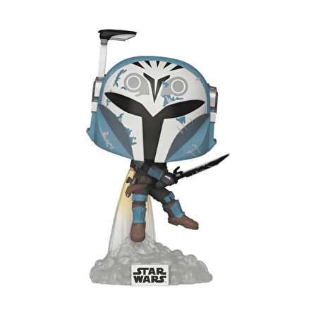 Nessiworld Funko POP Star Wars: The Mandalorian-Katan w/Darksaber and Jet Pack