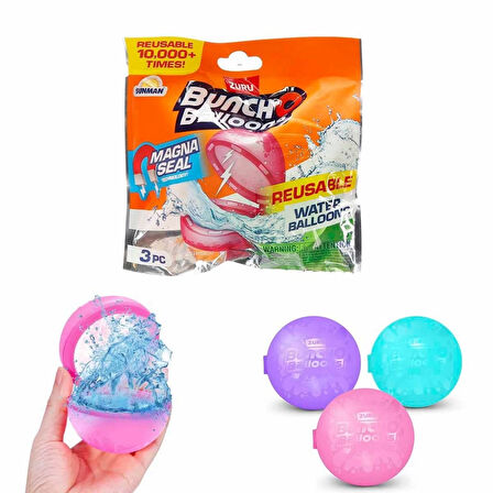 Nessiworld Bunch O Balloons Yeniden Kullanılabilir 3 lü Su Balonu