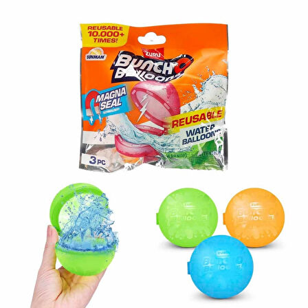 Nessiworld Bunch O Balloons Yeniden Kullanılabilir 3 lü Su Balonu