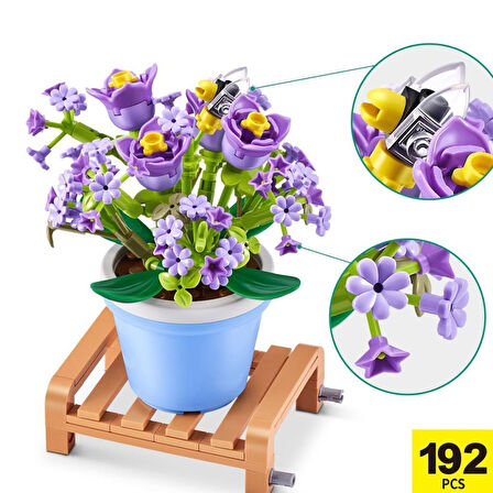 Nessiworld MNB08000 MAX Saksı Bitkileri sürprizi 151 parça