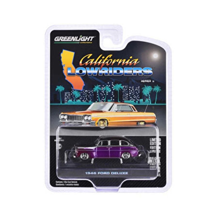 Nessiworld Greenlight 1/64 California Lowriders Series 6- 1946 Fordor Super Deluxe