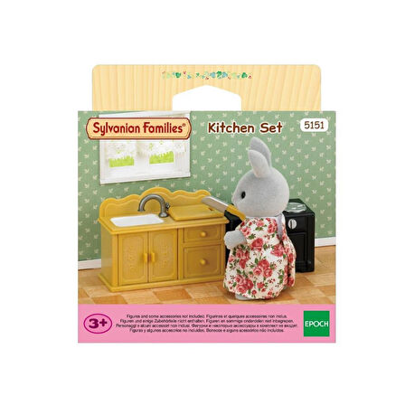 Nessiworld 5151 Sylvanian Families Mutfak Lavabo Seti (figürler dahil değildir) +3 yaş