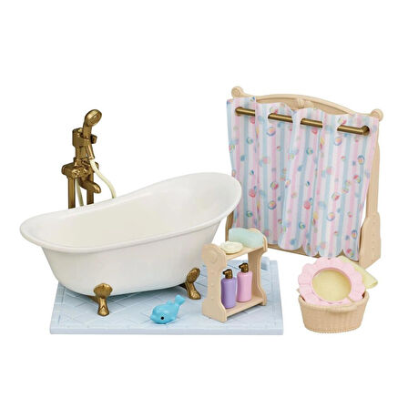 Nessiworld 5739 Sylvanian Families Banyo ve Duş Seti (figürler dahil değildir) +3 yaş