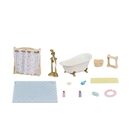 Nessiworld 5739 Sylvanian Families Banyo ve Duş Seti (figürler dahil değildir) +3 yaş