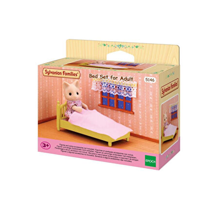 Nessiworld 5146 Sylvanian Families Yetişkin Karyola Seti (figürler dahil değildir) +3 yaş