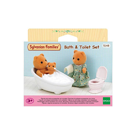 Nessiworld 5148 Sylvanian Families Banyo ve Tuvalet Seti (figürler dahil değildir) +3 yaş