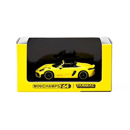 WorNessiWorld x NessiWorldchamps 1/64 Porsche 718 Spyder RS Racing Yellow