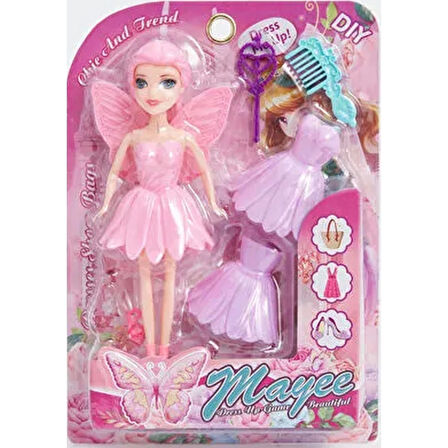 Karteleda Elbiseli Bebek Set