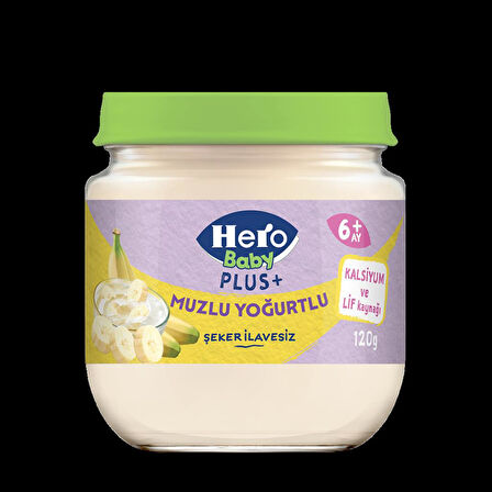 Hero Baby Muzlu Yoğurtlu Kavanoz Mama 120 Gr