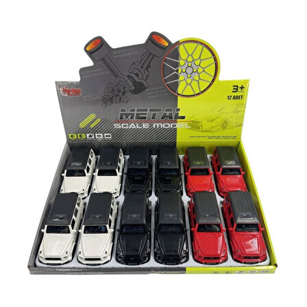 KM-3271D Vardem Çek Bırak Işıklı ve Sesli Model Mrs Metal Araba 1:24(ADET FİYATIDR)