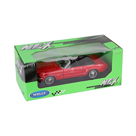 12519C WELLY 1 18 1964 1 2 FORD MUSTANG CO