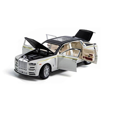 ZHD-B2407- Vardem Çek Bırak Işıklı ve Sesli Model RR Metal Araba 1:24