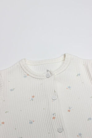 Bistyle Bloom White Tulum 15113 Ekru Gül Kurusu