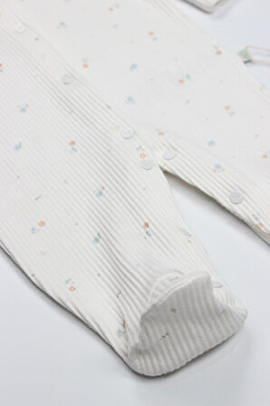 Bistyle Bloom White Tulum 15113 Ekru Gül Kurusu