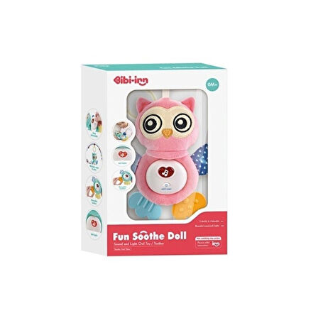 Nessiworld BIB6008 -Vardem Işıklı Ve Sesli Bebek Baykuşu