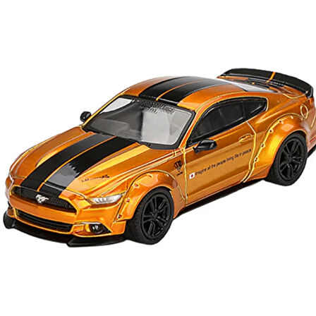 NessiWorld GT 1/64 LB-WORNessiWorld FORD MUSTANG LB Gold