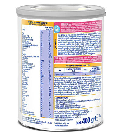 SMA Comfort 3 Devam Sütü 1-3 Yaş 400 Gr