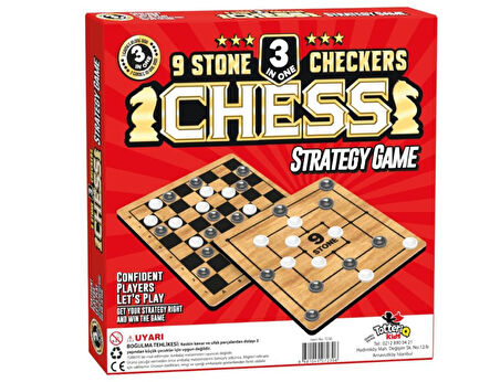 Nessiworld 8225 SATRANÇ 9 TAŞ DAMA