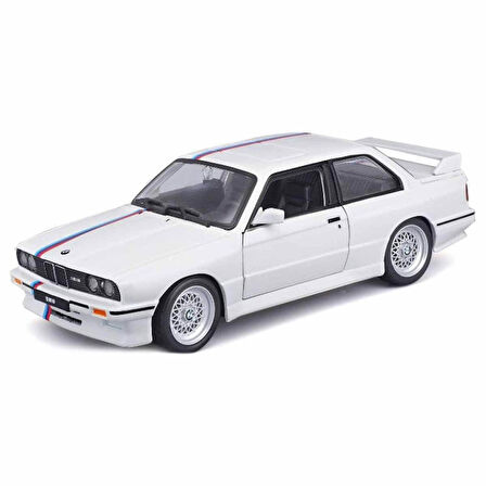 21100 Burago 1:24 BMW M3 1988 Model Araba