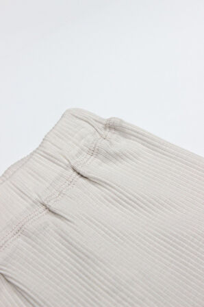 Bistyle Modal Flying Balloons Patikli Pantolon BS16122 Bej