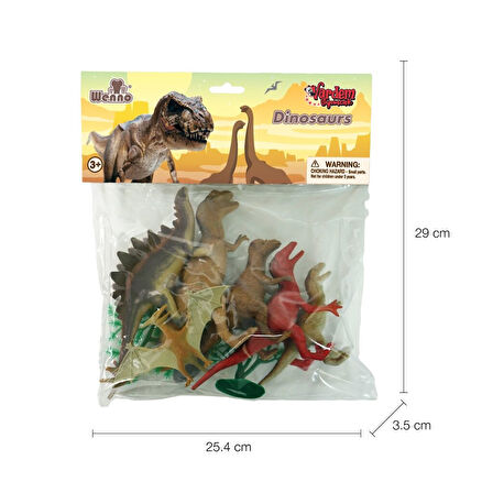 Nessiworld 9115,9116,9117 Poşette 9 parça Hayvan Seti