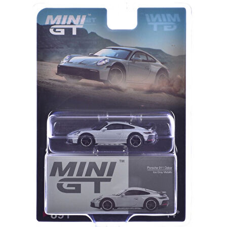 NessiWorld GT 1/64 Porsche 911 Dakar Ice Gray Metallic - Blister Paket
