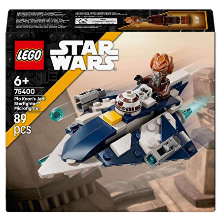 : Klon Savaşları Plo Koon'un Jedi Starfighter Mikro Savaşçısı 75400