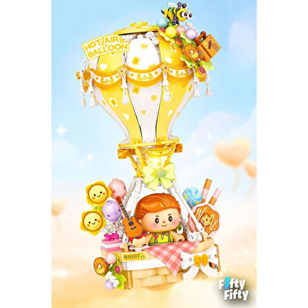 LZ-4113 LOZ SARI HAVA BALONU 750 PARÇA BLOCK OYUNCAK