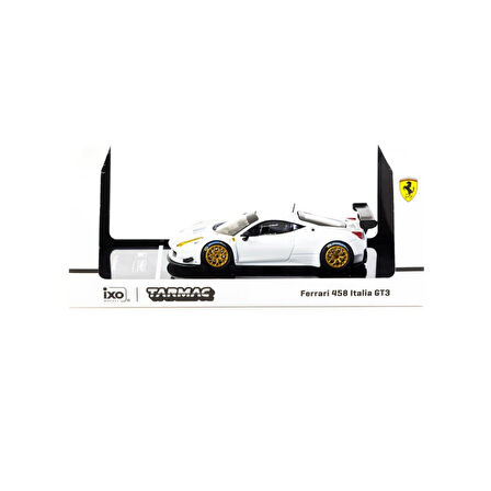 WorNessiWorld X iXO Models 1/64 Ferrari 458 Italia GT3 White