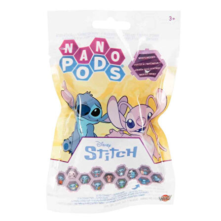 2854 NessiWorld-WST-FİGÜR DISNEY STITCH NANO PODS SÜRPRİZ PAKET STCH 24D