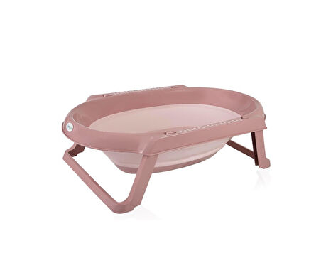 BabyJem Katlanır Banyo 5'Li Küvet Seti 596 Somon