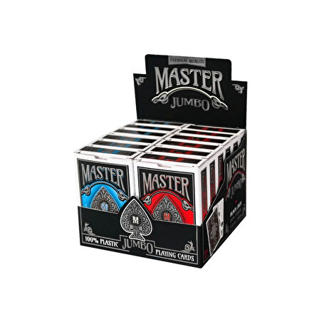 Master Jumbo Arrow Plastik Oyun Kağıdı