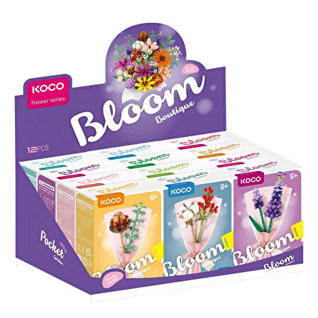 Buket Çiçekleri Serisi 3D Puzzle