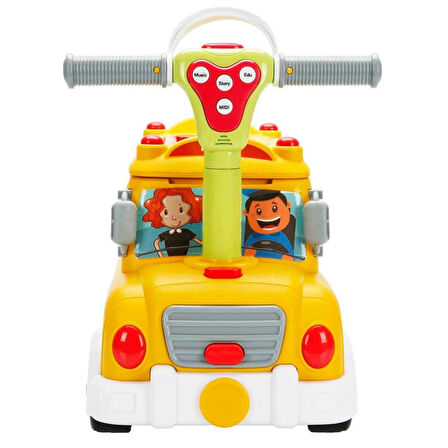 Little Chef 2in1 Sesli ve Işıklı Okul Otobüsü Dükkanı Oyun Seti 34 Parça