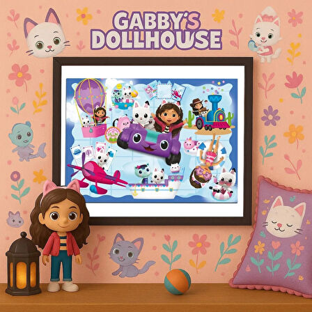 NessiWorld Gabby's Dollhouse Puzzle 100 Parça
