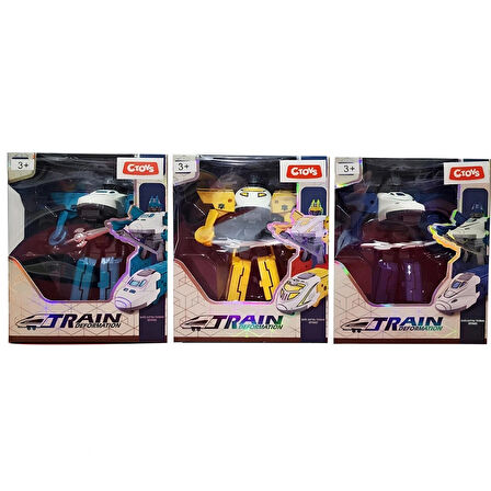 Trene Dönüşebilen Oyuncak Robot