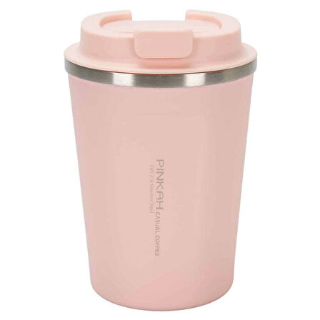 Pınkah Paslanmaz Çelik Kahve Termos Bardağı 380 ml