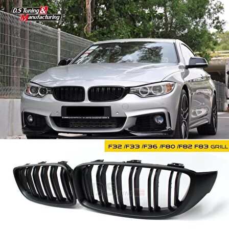 Bmw F32-F33 ön böbrek panjur pianoblack 2013+ m4 çift tırnak