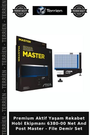 Premium Aktif Yaşam Rekabet Hobi Ekipmanı 6380-00 Net And Post Master - File Demir Set