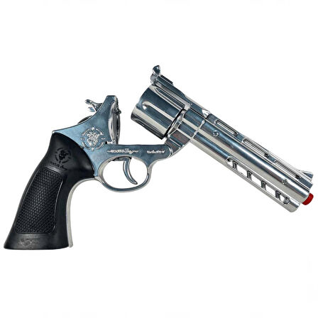 Metal Oyuncak Tabanca Krom Seri 17