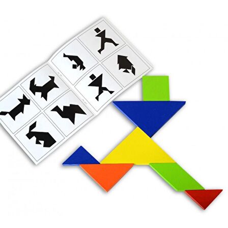 NEWTOYS 7'Lİ AHŞAP TANGRAM