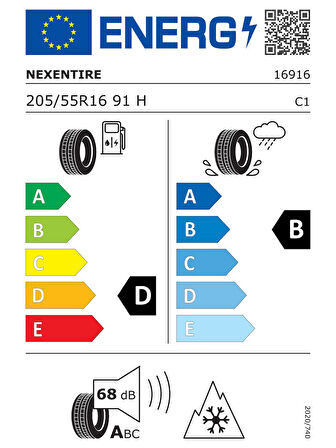 205/55R16 91H N'BLUE 4SEASON  - NEXEN - 4 MEVSİM