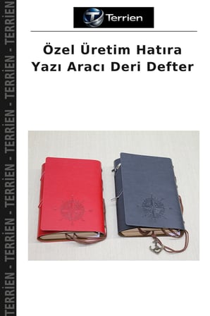 Özel Üretim Hatıra Yazı Aracı Deri Defter