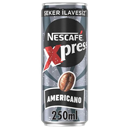 Nescafe Xpress Americano Şekersiz Soğuk Kahve 250 Ml