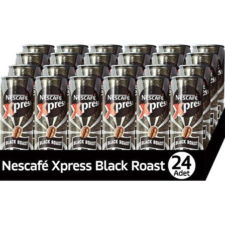 Nescafe Xpress Black Roast Soğuk Kahve 250 Ml X 24 Adet