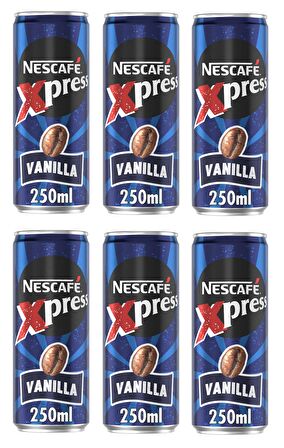 Nescafe Xpress Vanilya Soğuk Kahve 250 Ml X 6 Adet