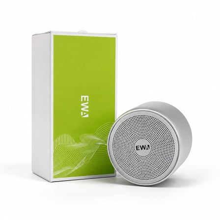 Özel Seri EWA A126 Bluetooth 5.0 Mini Hoparlör Metal Kasa Ofis Salon Parti