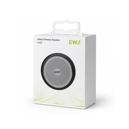 Özel Seri EWA A126 Bluetooth 5.0 Mini Hoparlör Metal Kasa Ofis Salon Parti