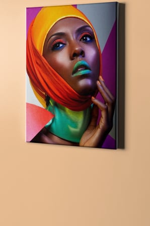 Sayılarla Boyama Seti Kasnaklı Renklerle Yüzleşme 3 50 X 65 Cm