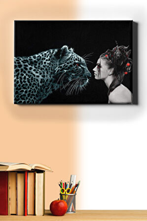 Sayılarla Boyama Seti Kasnaklı Vahşi Ve Güzel 2 40 X 50 Cm